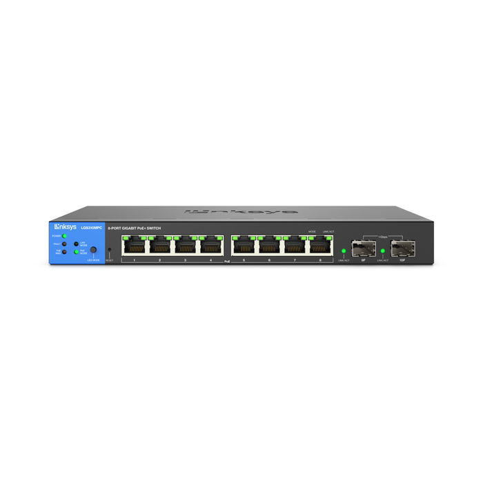 TP-Link 8 Port Gigabit PoE Switch | 8 PoE+ Ports @116W, w/2 SFP slots |  Smart Managed | Limited Lifetime Protection | Support L2/L3/L4 QoS, IGMP  and