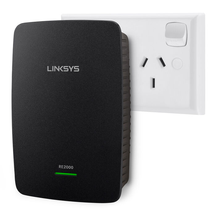Linksys RE2000 N600 Dual-Band WiFi Extender, , hi-res