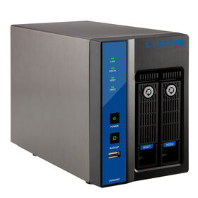 Linksys LNR0208C netwerkvideorecorder (NVR) met 2 schijfsleuven voor bedrijven, , hi-res