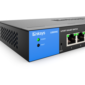 8-Port Managed Gigabit Ethernet Switch with 2 1G SFP Uplinks TAA Compliant LGS310C, , hi-res