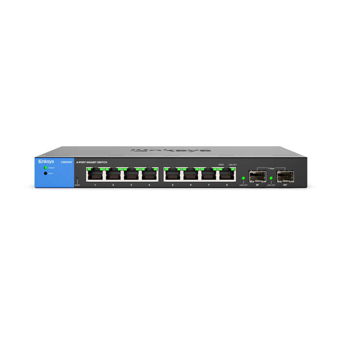Switch manageable 8-ports Gigabit Ethernet, Linksys