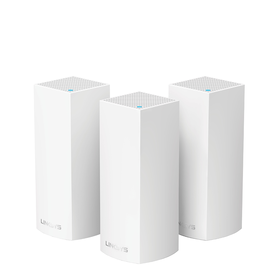 Linksys Velop Whole Home Intelligent Mesh WiFi System, Tri-Band, 3-pack, , hi-res