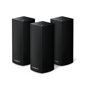 Système Wi-Fi Multiroom Intelligent Mesh™ triple bande Linksys Velop, pack de 3, noir