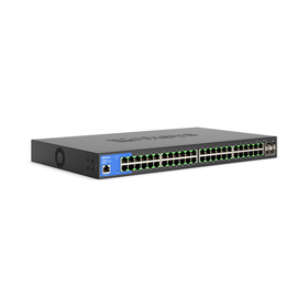 48-Port Managed Gigabit Ethernet Switch with 4 10G SFP+ Uplinks LGS352C, , hi-res