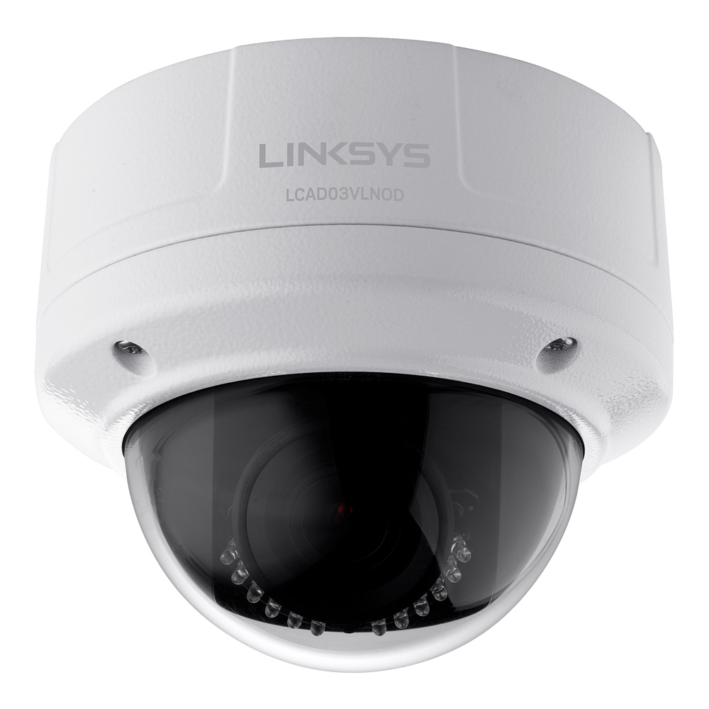 1080p dome-camera met nachtzicht voor buiten, voor bedrijven, LCAD03VLNOD | Linksys: NL